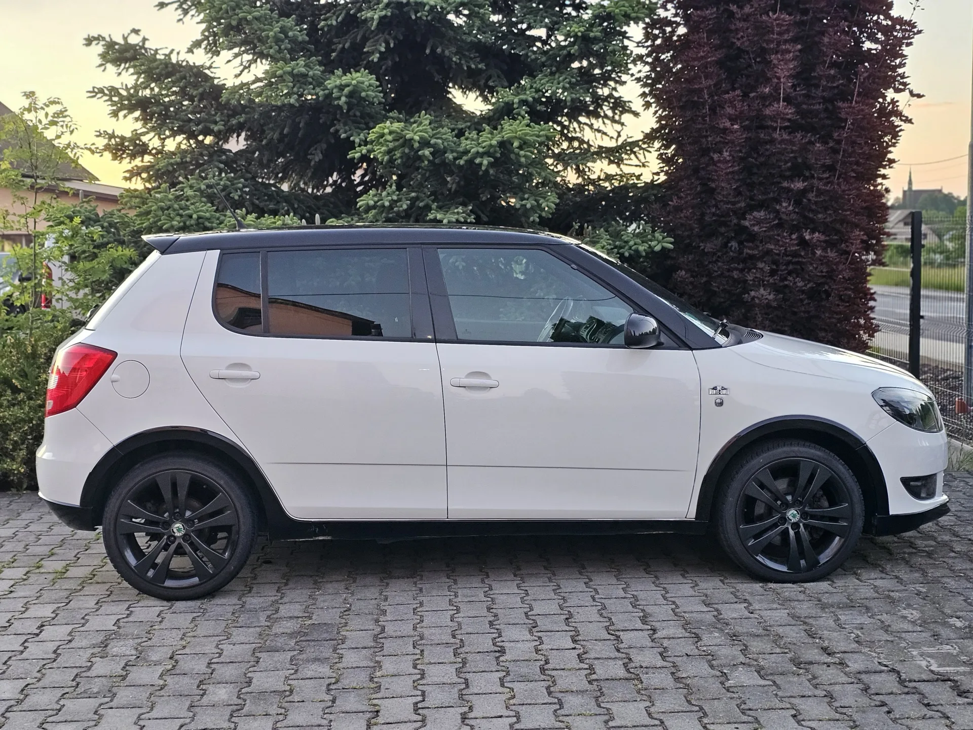 Škoda Fabia II Monte Carlo (2012, Bílá) – fotografie vozidla 4 z 23