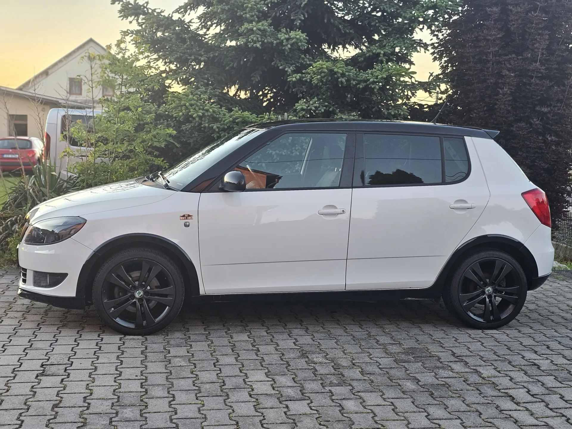 Škoda Fabia II Monte Carlo (2012, Bílá) – fotografie vozidla 8 z 23